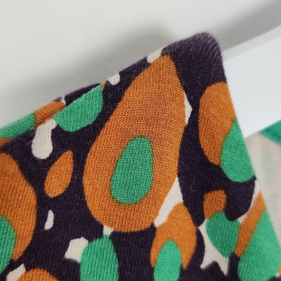 Boden DARCEY Twist Front WH649 Green Print Jersey Knit Sleeveless Size 12 Dress - Picture 4 of 10